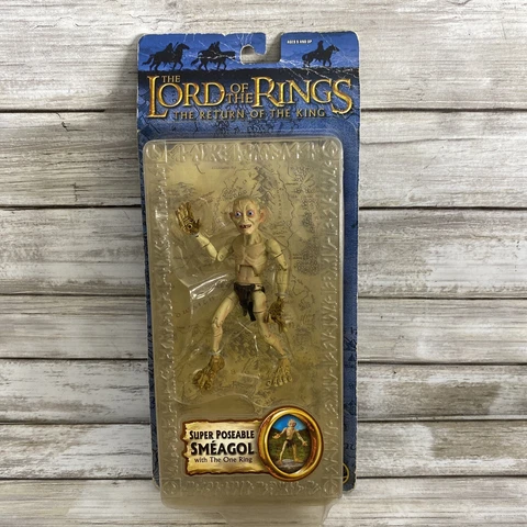 Lord of the Rings Return King Super Poseable SMEAGOL Action Figure 2004 Cover