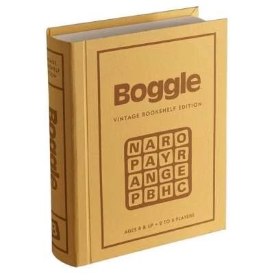 Boggle Vintage Bookshelf Edition Board Game NEW - image 1 of 4