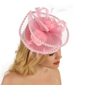 Wedding Church Evening Melbourne Cup Race Carnival Derby Day Headband Fascinator - Bild 1 von 6