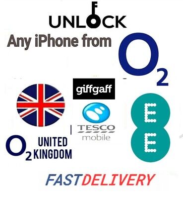 Unlock Code For IPhone 5 5S SE 6 7 8 PLUS X 6S XR 11 MAX EE O2 TESCO Unlocking • 1.23£