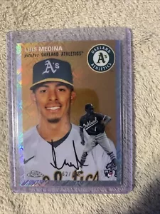 Luis Medina RC Topps Refractor /499 2023 Topps Chrome Platinum - Picture 1 of 2