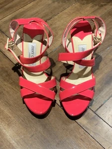 Jimmy Choo Pink heels sandals shoes Size EU 36.5 7 - Picture 1 of 2