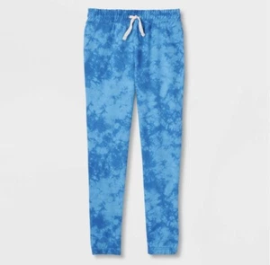 Cat & Jack Youth Jogger Pants Size 16 XL Blue Stretchable String Tie. NWT - Picture 1 of 7