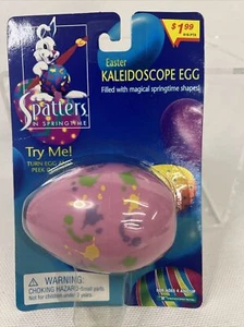Spatters Easter Kaleidoscope Egg 1996 Easter Toy Trendmasters Pink in Package - Picture 1 of 14