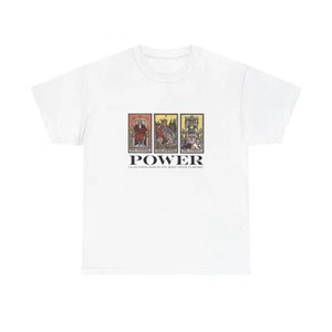 Power Tarot Shirt | 3 Card Spread Tee | Mystic Strength Occult Gift - Picture 1 of 33
