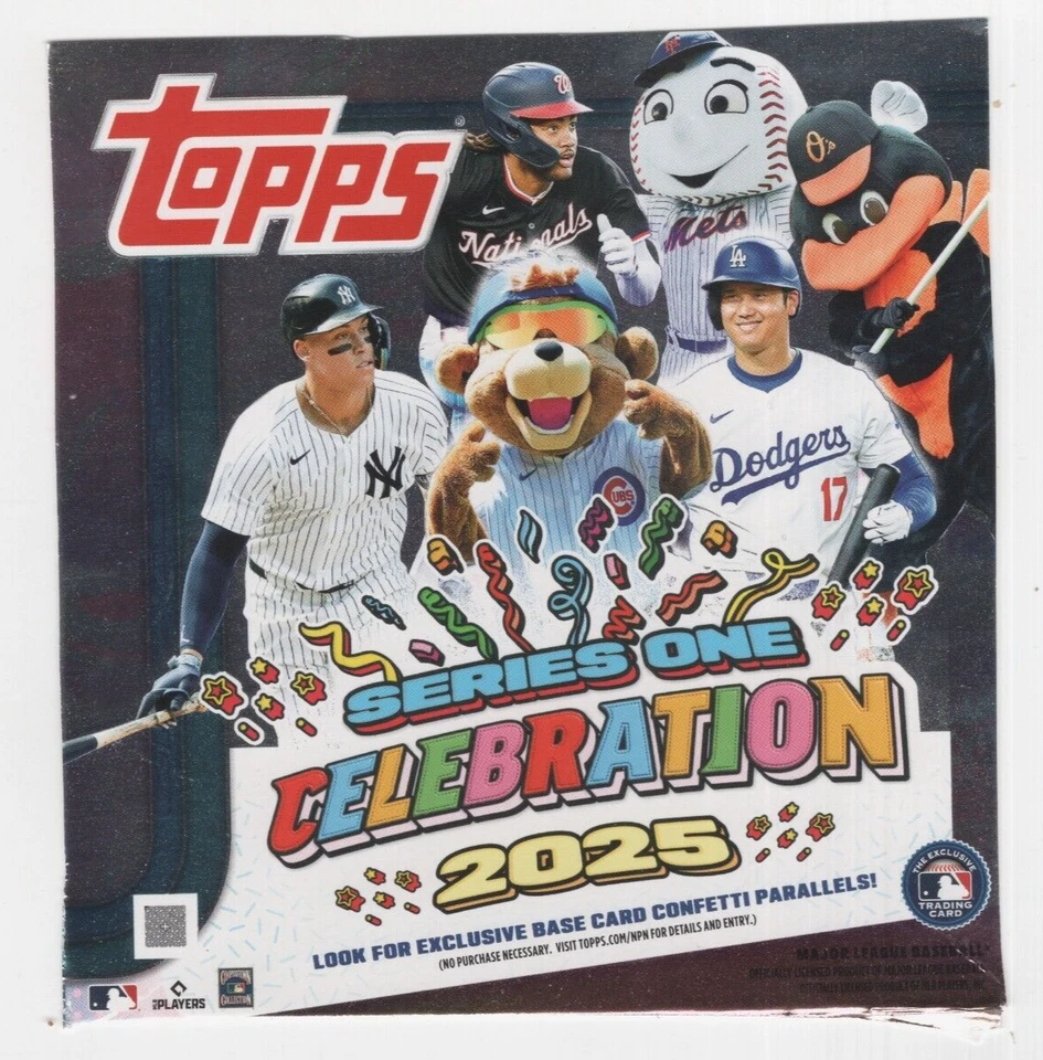 2025 TOPPS SERIES 1 CELEBRATION BASEBALL CONFETTI FOIL #1-350 PICK YOUR CARD - Image 1 of 1