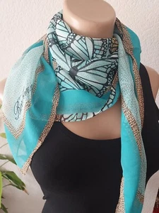 Pañuelo seda Borbonese azul - Imagen 1 de 1