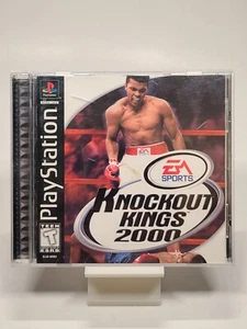 Knockout Kings 2000 - Playstation PS1 - TESTED works - CLEAN -Complete w/ Manual - Picture 1 of 10