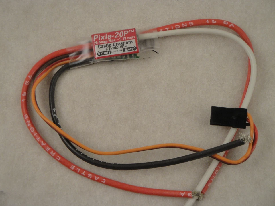 Pixie 20P Regler für Bürstenmotoren, 20A, Multiplex 289014 - Bild 1 von 1