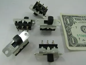 5 Switchcraft USA DPDT Switchcraft, 2 poli 3A/125VAC 1.5A/250VAC 11A1534, DC - Foto 1 di 12