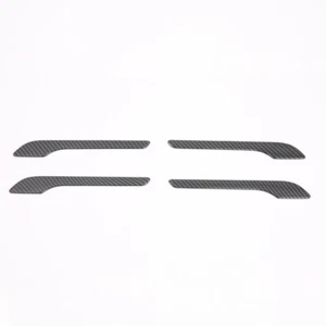 Cubierta de manija de puerta lateral de fibra de carbono para Tesla modelo Y 2020-2022 - Imagen 1 de 6