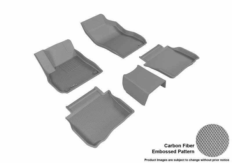 Alfombrilla negra 3D MAXpider 2017-2019 para Buick Lacrosse primera fila segunda fila Foto 1 de 4