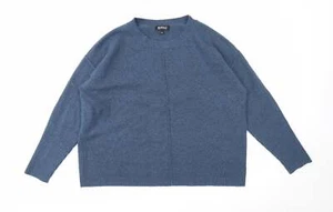 Buffalo Womens Blue Round Neck Acrylic Blend Jumper Size L - Picture 1 of 12