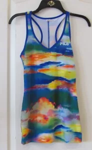 Fila Sport Racerback MOISAIC SKY Active Tank Women's Sz XS- XL NWT MSRP$25 - Picture 1 of 2