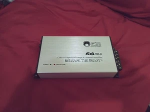 RE Audio SA. 90.4 4 channel Amplifier (Silver Addition) More Power! 110 W per ch - Picture 1 of 24
