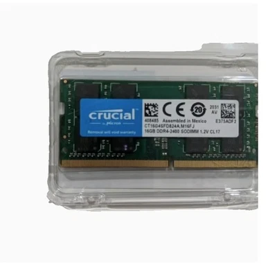 Suitable for 16G DDR4-2400MHz SODIMM Notebook Memory CT16G4SFD824A - Image 1 of 2