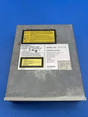 Sony CD-ROM Drive Unit CDU33A-01 Vintage 1994  - Untested - Image 1 of 2