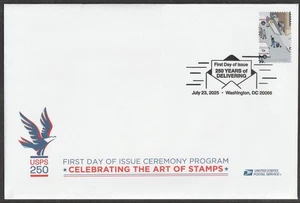 US 6023a 250 Years of Delivering loading dock Ceremony Program FDC 2025 - Picture 1 of 3