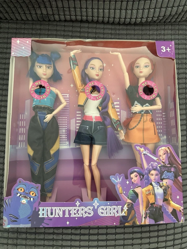 Cosplay Kpop Demon Hunters Dolls, K Pop Collectible Figure Toys with Music Light - Image 1 of 2