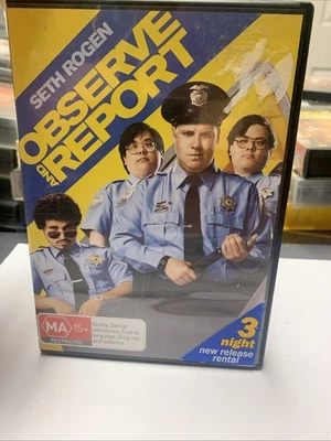 Observe & Report (DVD, 2009), Region 4 - Used DVD-VGC/Great, Free FAST Postage - image 1 of 3