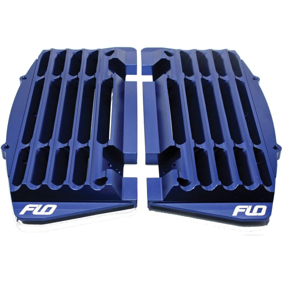 Soportes de radiador de alto flujo Flo Motorsports - azul FLO751BLU Foto 1 de 4