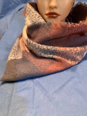 Cejón Cuello Envoltura Mujer Talla Única Geométrico Beige Acrílico Mezcla Poliéster Foto 1 de 3