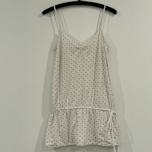 UNDERCOVER Abito ROSA Victorias Secret a punta in maglia bambina vita bassa nighty Y2K taglia M