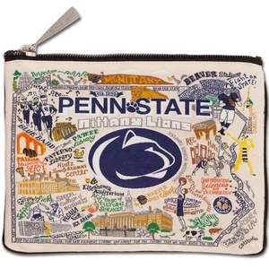Catstudio Collegiate Penn State University Zipper Pouch Travel Bag Brand New - Picture 1 of 8