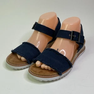 Skechers Bobs Desert Kiss Adobe Princess Sandals Blue 113541 Size 7 - Picture 1 of 12