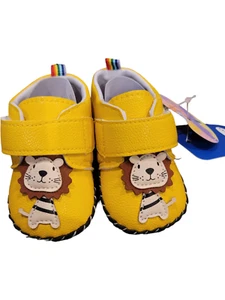 Toddler Baby Prewalker Cartoon Little Lion Anti Slip Shoe Soft Sole First Walker - Picture 1 of 3