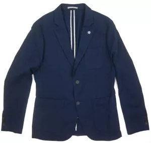 NEW $298 MICHAEL KORS MIDNIGHT TEXTURED HONEYCOMB DOBBY BLAZER JACKET SIZE 38R - Picture 1 of 6