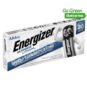10 x Energizer AAA ULTIMATE Lithium Batteries LR03 L92 (10 Pack) Exp 2049 - Picture 1 of 2