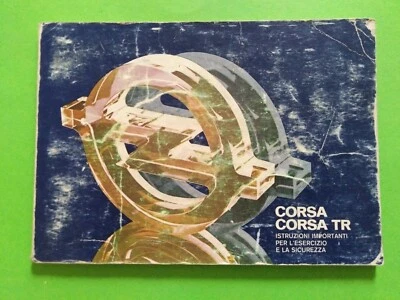 OPEL  CORSA TR   LIBRETTO USO E  MANUTENZIONE  TESTO ITALIANO  09/1982   (269) - Immagine 1 di 4