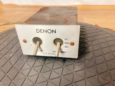 Denon AU-320 Step Up Transformer Junk Operation not confirmed from Japan - Image 1 of 4