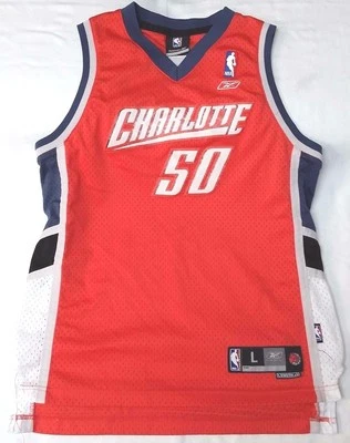 Camiseta Emeka Okafor Charlotte Bobcats Reebok NBA Swingman juvenil talla L (14-16) Foto 1 de 4