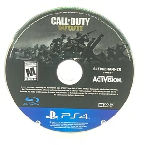 Call of Duty WWII (2017) PlayStation 4 Game Disc Only Play Tested - Picture 1 of 3