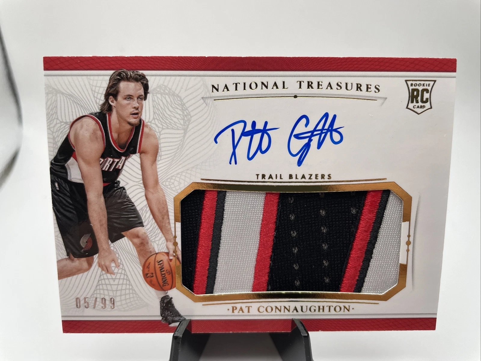 2015 Panini National Treasures /99 Pat Connaughton #135 RPA Rookie Patch Auto RC