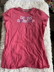 Nike girls sz. XL "Behold Awesome" pink short sleeved tee. Cute, fun - Picture 1 of 7