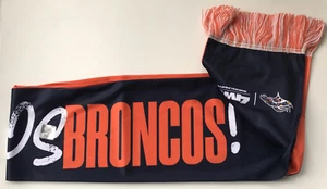 Denver Broncos 60" Vamos Broncos/Go Broncos 2023 SGA Scarf 4WP/4 Wheel Parts NIP - Picture 1 of 8