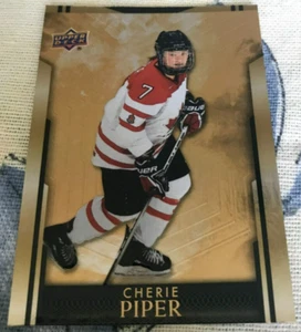 CHERIE PIPER #95 ERROR MISPRINT UD TIM HORTONS LEGENDS 2023 - Picture 1 of 2