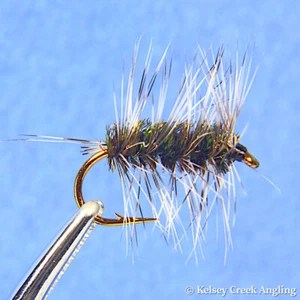 1 Dozen (12) Griffith Gnat Dry Flies - Picture 1 of 1