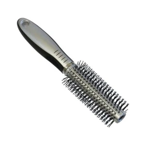 Green Ornament Roll Hair Brush 21.5cm NEW Japan - Picture 1 of 9