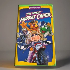 The Great Muppet Caper (VHS, 1993) Clamshell Jim Henson VHS Tape Muppet Movie - Picture 1 of 8