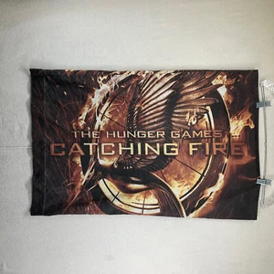 Hunger Games Catching Fire Standard Pillowcase - Mocking Jay and Title Logo - Picture 1 of 13