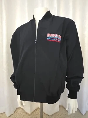 Vintage DEADSTOCK Mike Tyson Members Bruno 1996 Boxing Only BLACK Zip Jacket XL - Image 1 of 4