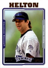 2005 Topps Baseball Card #385 Todd Helton