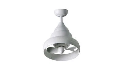 Oscillating Ceiling Fan with Remote Control Revolver Matt White 30 CM - Image 1 of 2