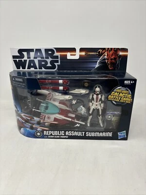 Clone Wars Republic Assault Submarine Scuba Trooper Star Clonetrooper Mini Submarino Foto 1 de 2