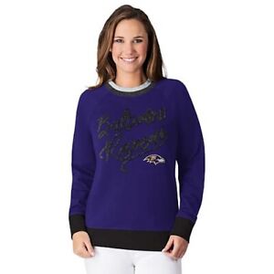 NFL Baltimore Ravens Officially Licensed Women's Hail Mary Sweatshirt G-III
