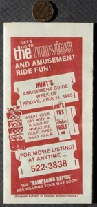 1985 Wildwood New Jersey Hunt's Pier amusement park James Bond movie brochure 2- - Picture 1 of 1